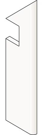 Atlas Concorde Италия Плинтус Prism Cotton Battiscopa Sag.Dx Silk (A5SL)
