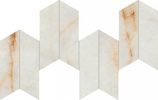 Atlas Concorde Италия Декор Marvel Diva Ice Crystal Mosaico Chevron Velvet