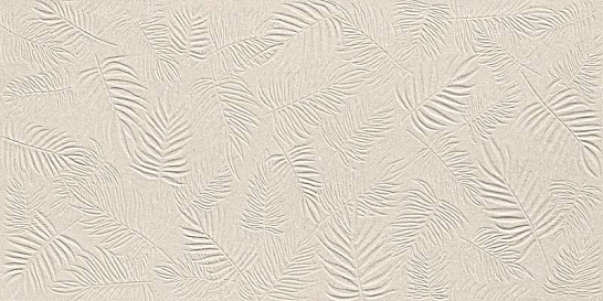 Atlas Concorde Италия Плитка 3D Wall Carve Leaf Ivory 40x80 (A579)