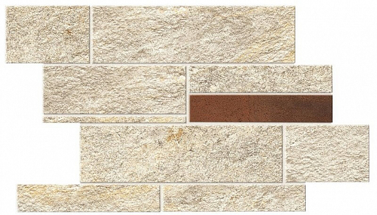 Atlas Concorde Италия Мозаика Norde Magnesio Brick Corten (A596)