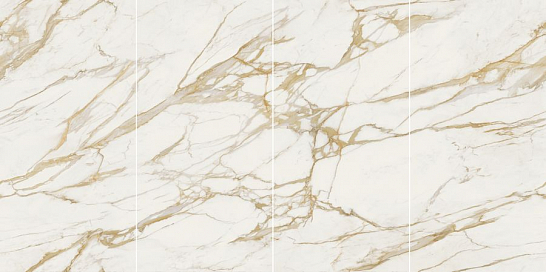 Atlas Concorde Италия Керамогранит Calacatta Oro Hammered 160x320 - 6mm Kit Endless (HGVI)