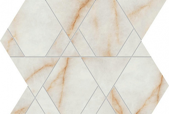 Atlas Concorde Италия Мозаика Marvel Diva Ice Crystal Mosaico Triangle Lapp.