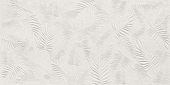 Atlas Concorde Италия Плитка 3D Wall Carve Leaf White 40x80 (A578)