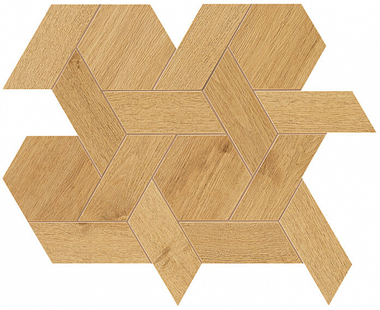 Atlas Concorde Италия Мозаика Heartwood Malt Mansion Weave 34,6x40 (AOYG)