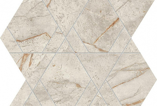 Atlas Concorde Италия Мозаика Marvel Diva White Everest Mosaico Triangle Lapp.
