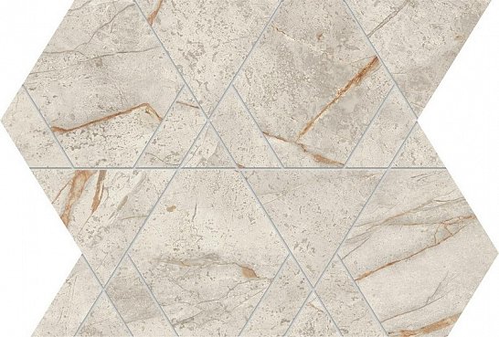 Atlas Concorde Италия Мозаика Marvel Diva White Everest Mosaico Triangle Lapp.